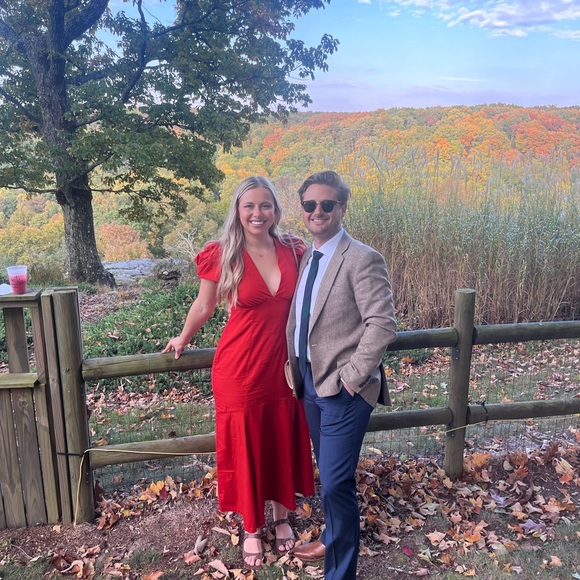 Abercrombie Burnt Red Fall Dress - Picture 2 of 3